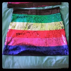 Sequin skirt